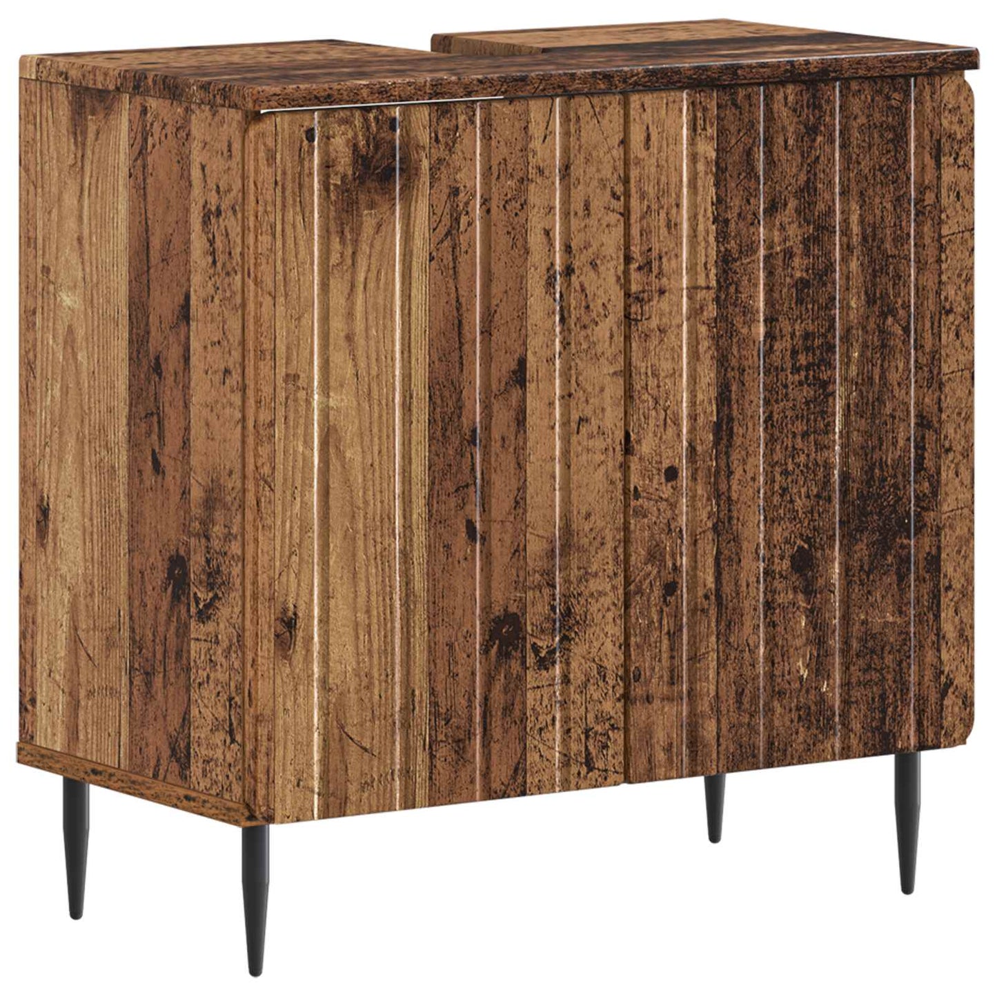 Badkamer wastafelkast ZWOLLE Oud hout 59,5 x 31,5 x 59 cm