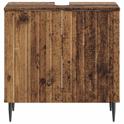 Badkamer wastafelkast ZWOLLE Oud hout 59,5 x 31,5 x 59 cm