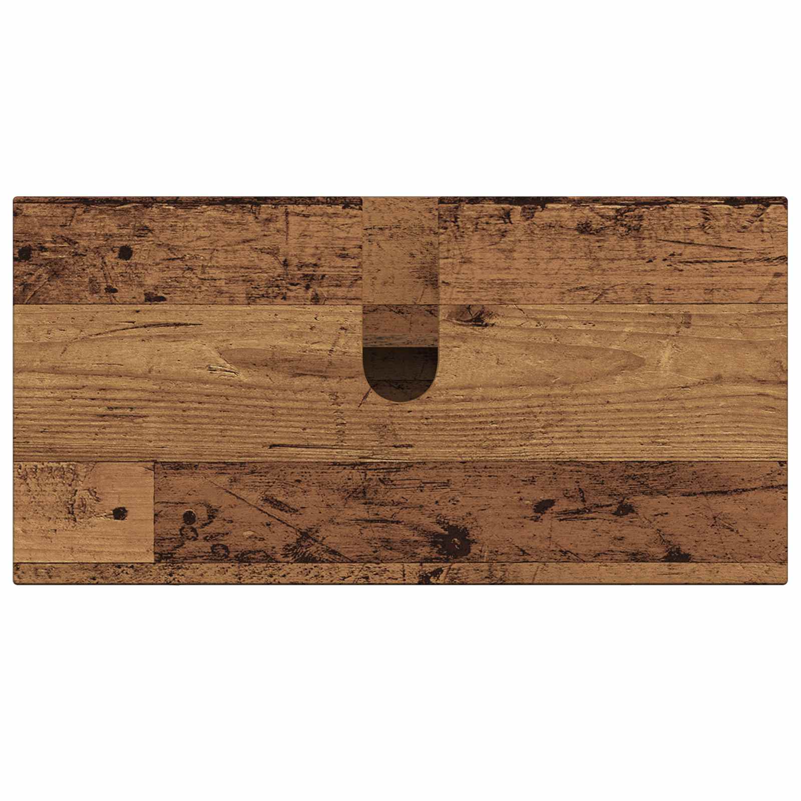 Badkamer wastafelkast ZWOLLE Oud hout 59,5 x 31,5 x 59 cm
