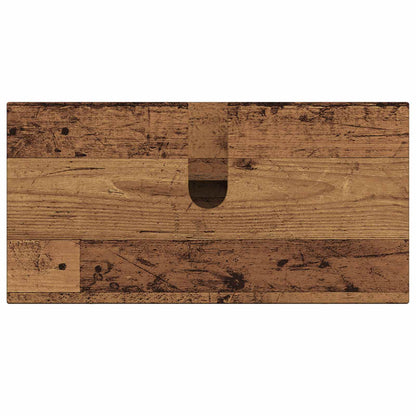 Badkamer wastafelkast ZWOLLE Oud hout 59,5 x 31,5 x 59 cm