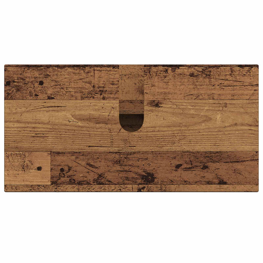 Badkamer wastafelkast ZWOLLE Oud hout 59,5 x 31,5 x 59 cm