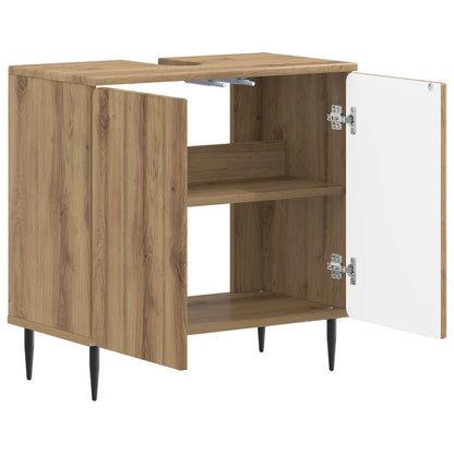Badkamer wastafelkast ZWOLLE Artisanaal eiken