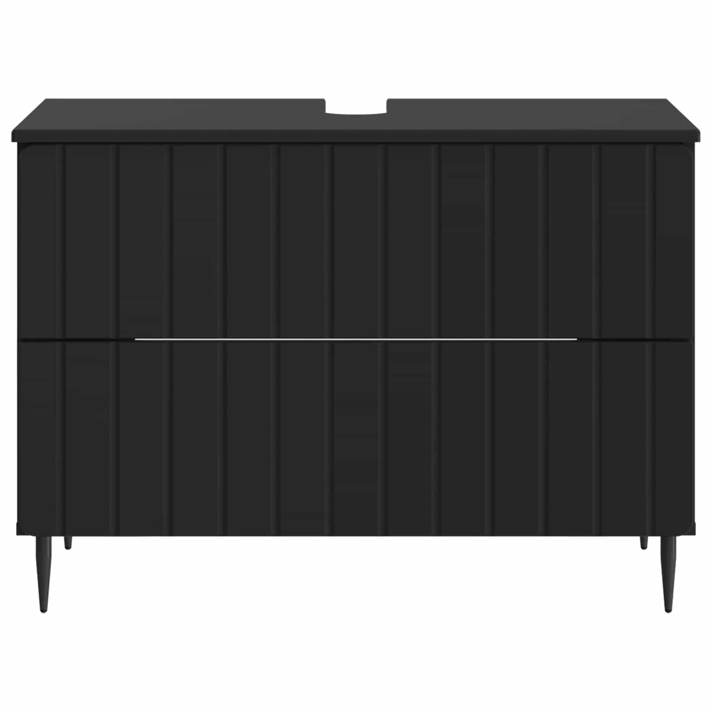 Badkamer wastafelkast ZWOLLE Zwart 82 x 41 x 58,5 cm