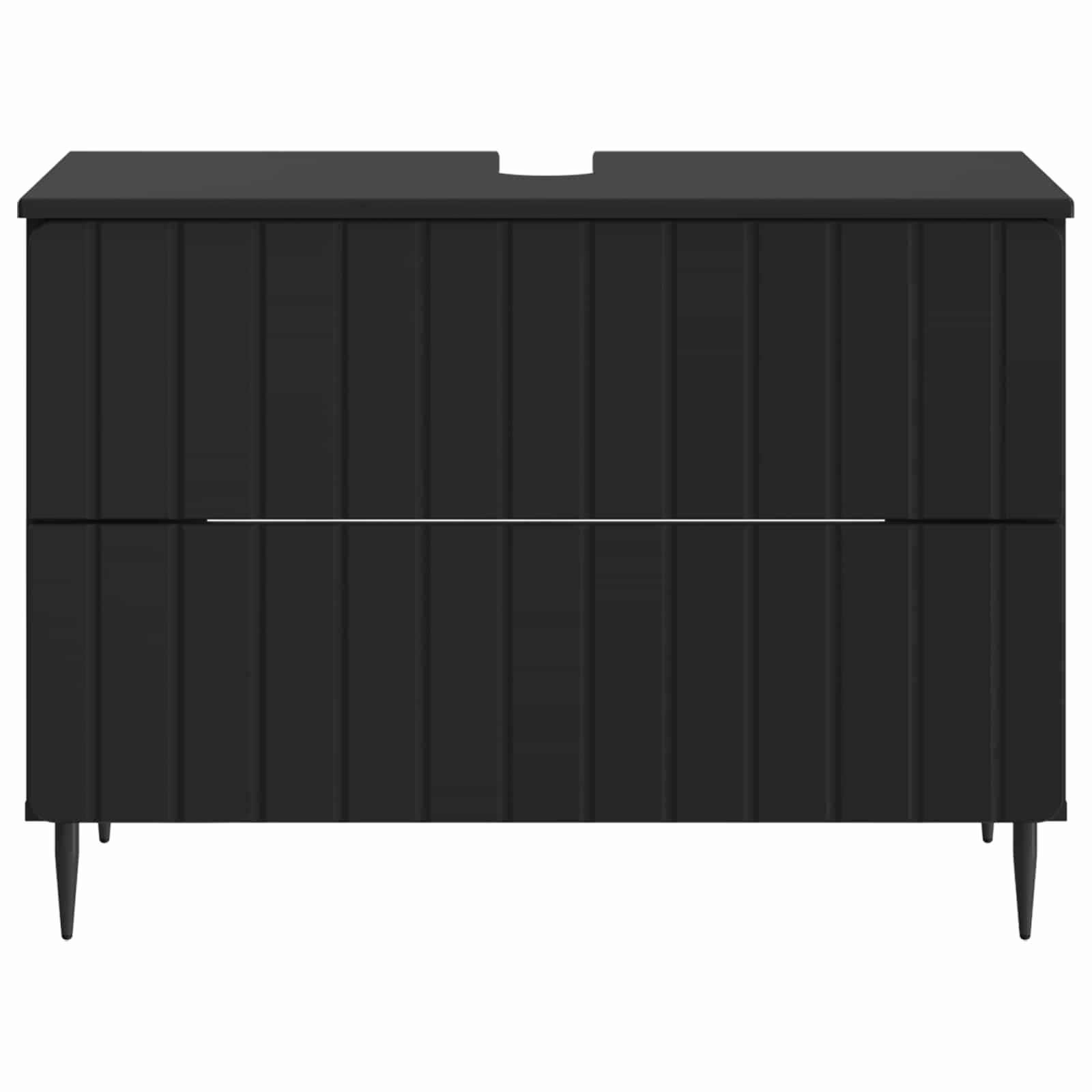 Badkamer wastafelkast ZWOLLE Zwart 82 x 41 x 58,5 cm