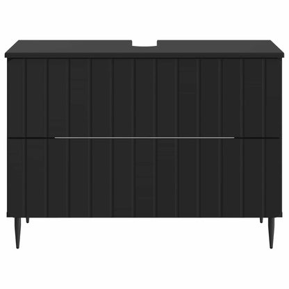 Badkamer wastafelkast ZWOLLE Zwart 82 x 41 x 58,5 cm