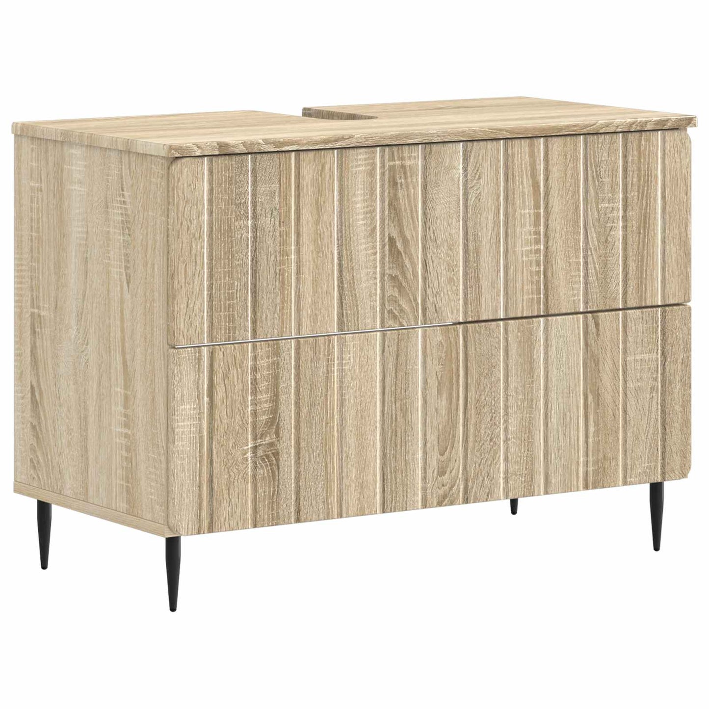 Badkamer wastafelkast ZWOLLE Sonoma Eiken 82 x 41 x 58,5 cm