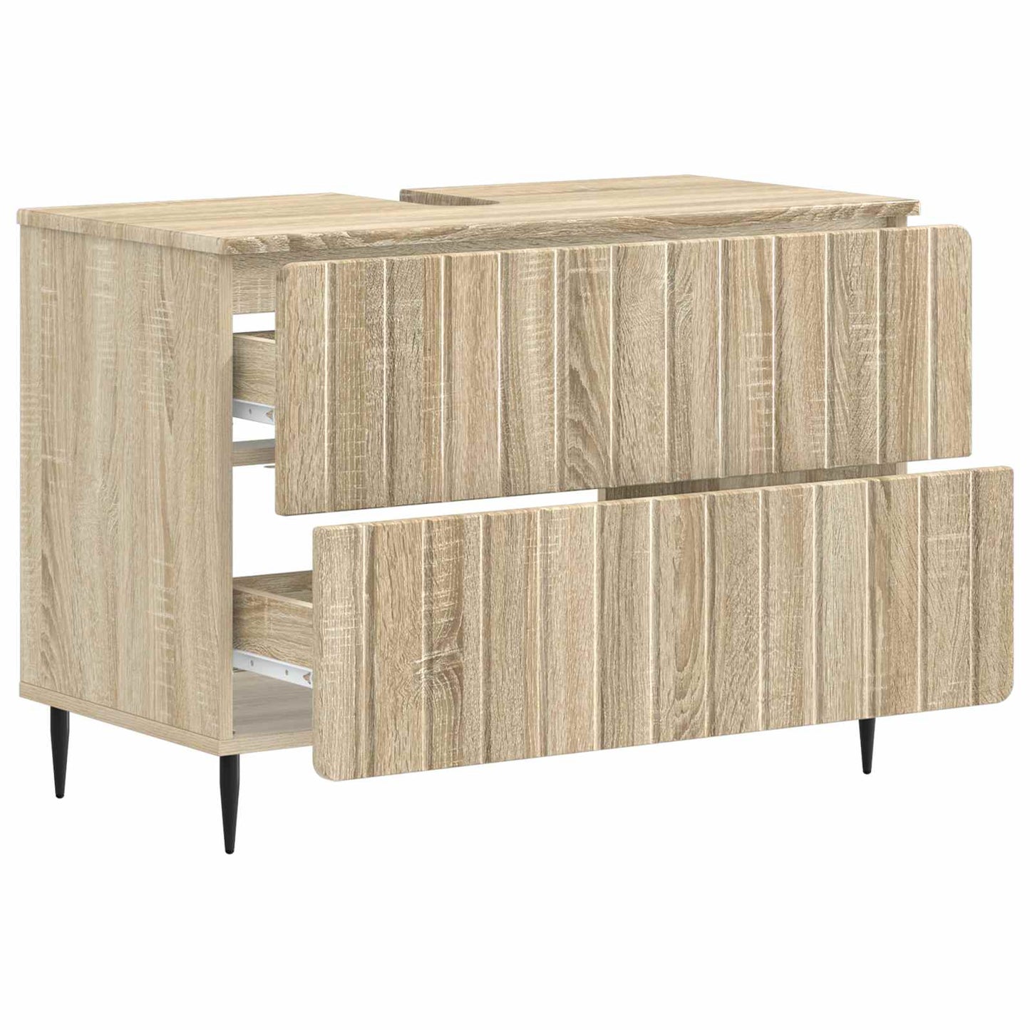 Badkamer wastafelkast ZWOLLE Sonoma Eiken 82 x 41 x 58,5 cm