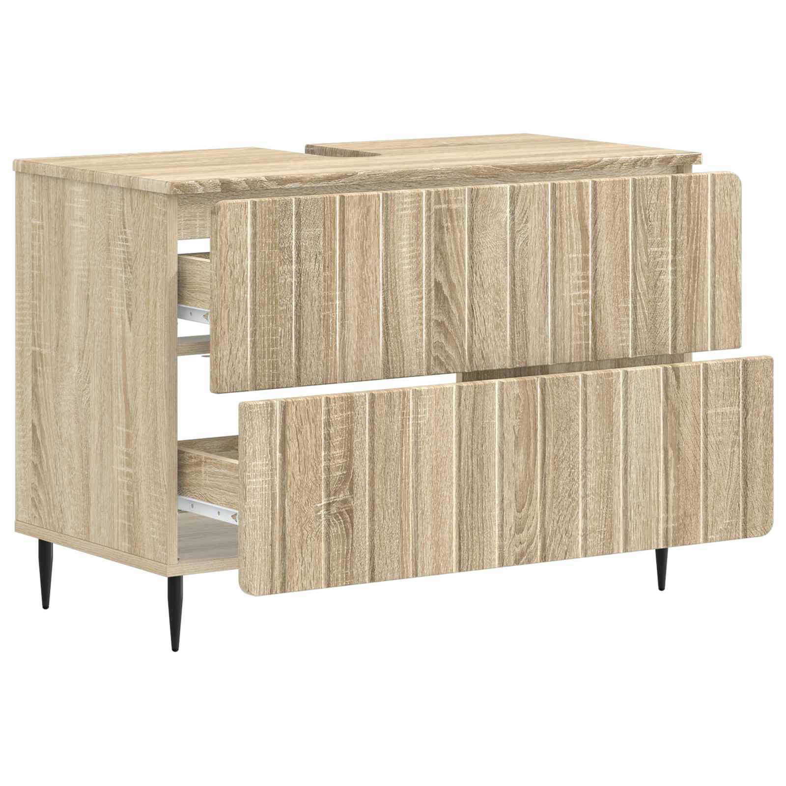 Badkamer wastafelkast ZWOLLE Sonoma Eiken 82 x 41 x 58,5 cm