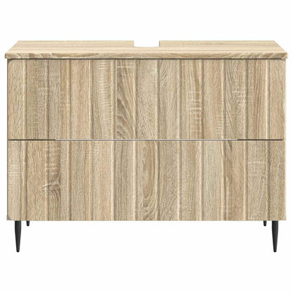 Badkamer wastafelkast ZWOLLE Sonoma Eiken 82 x 41 x 58,5 cm