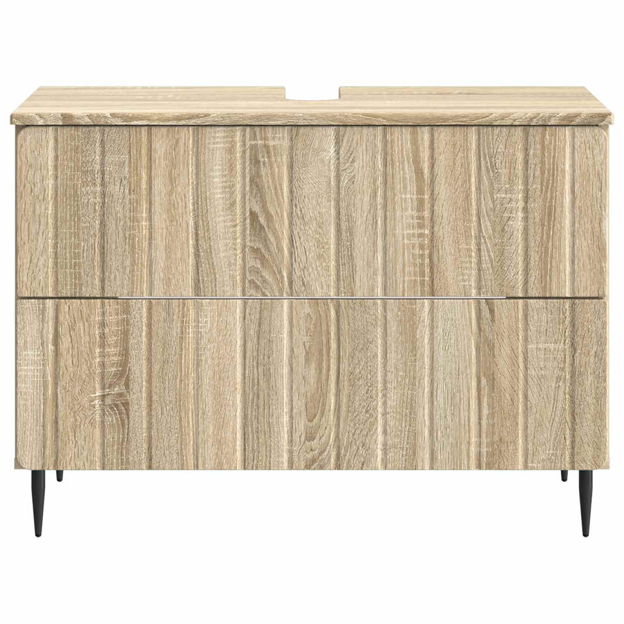 Badkamer wastafelkast ZWOLLE Sonoma Eiken 82 x 41 x 58,5 cm