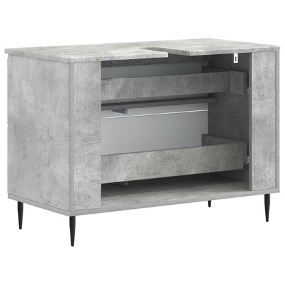 Badkamer wastafelkast ZWOLLE Betongrijs 82 x 41 x 58,5 cm