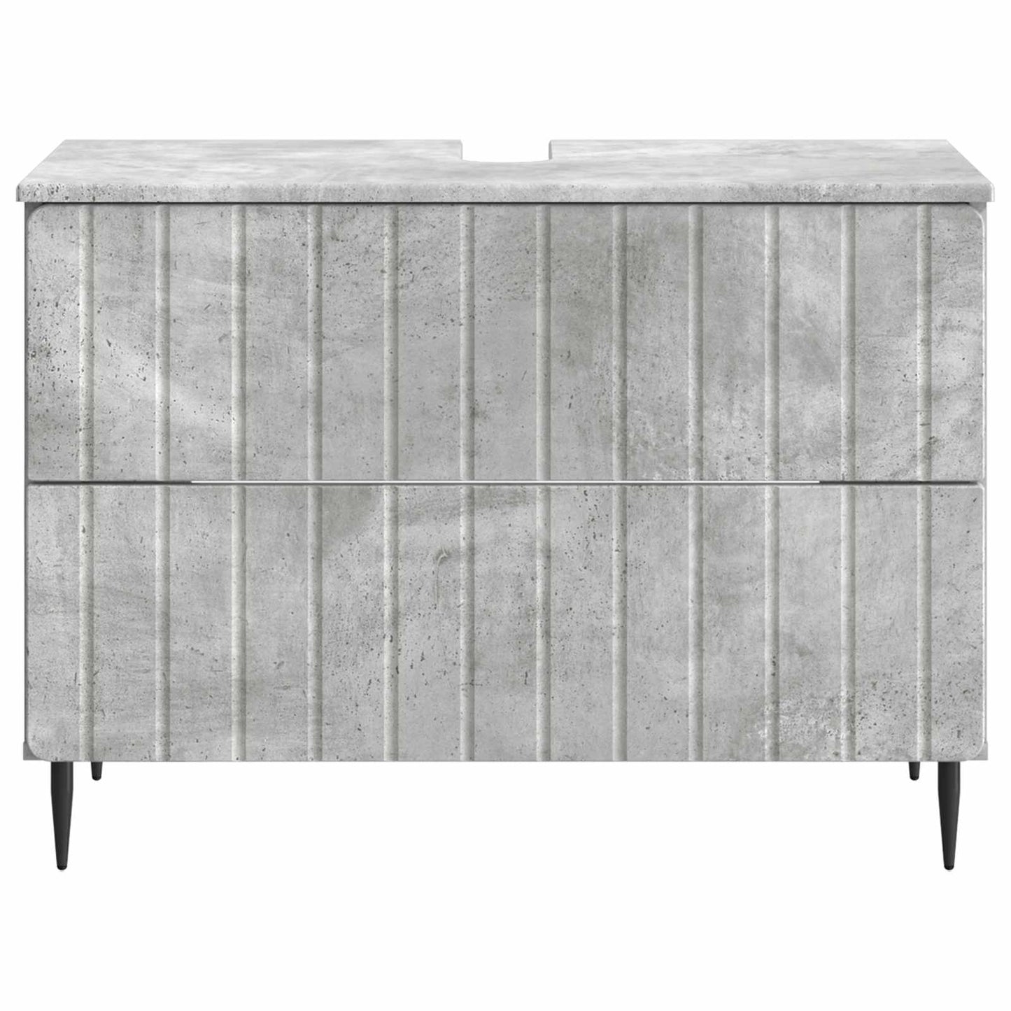Badkamer wastafelkast ZWOLLE Betongrijs 82 x 41 x 58,5 cm