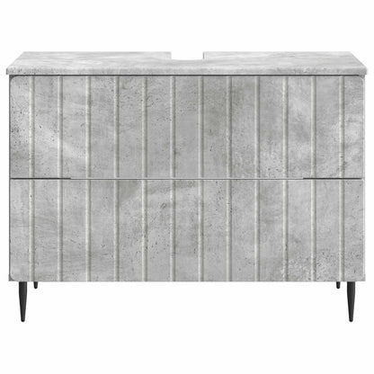 Badkamer wastafelkast ZWOLLE Betongrijs 82 x 41 x 58,5 cm