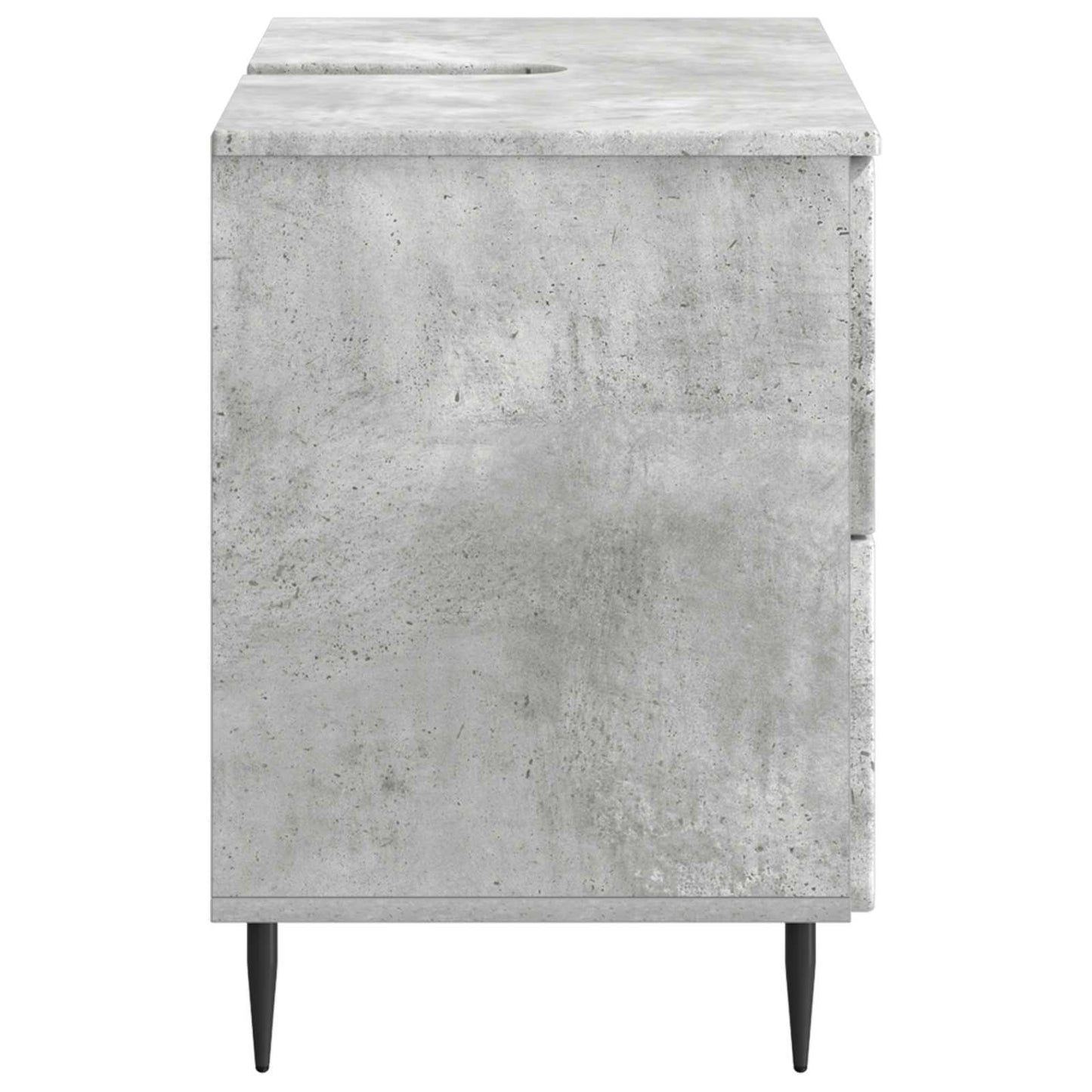 Badkamer wastafelkast ZWOLLE Betongrijs 82 x 41 x 58,5 cm