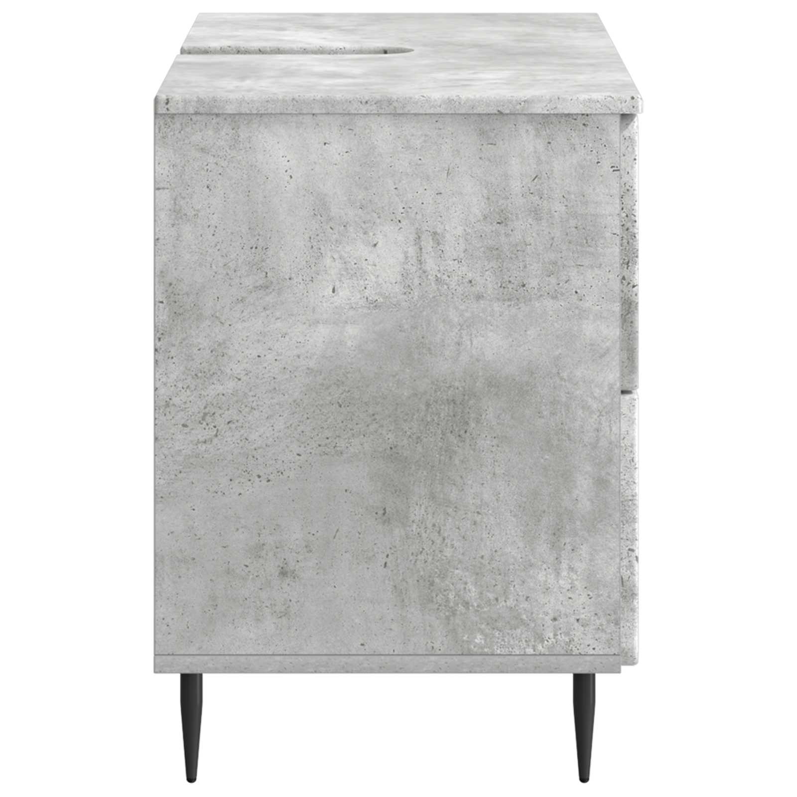 Badkamer wastafelkast ZWOLLE Betongrijs 82 x 41 x 58,5 cm