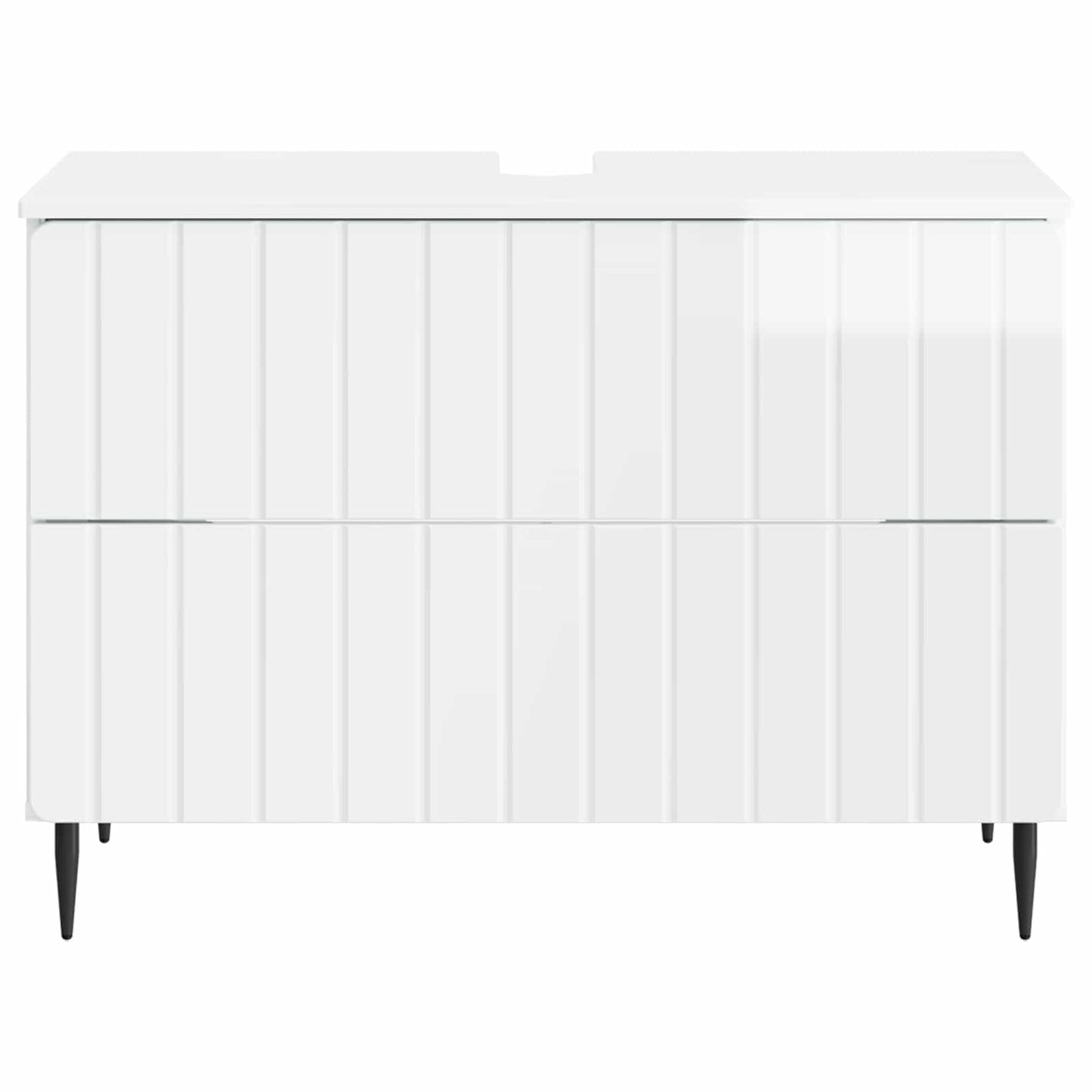 Badkamer wastafelkast ZWOLLE Hoogglans Wit 82 x 41 x 58,5 cm