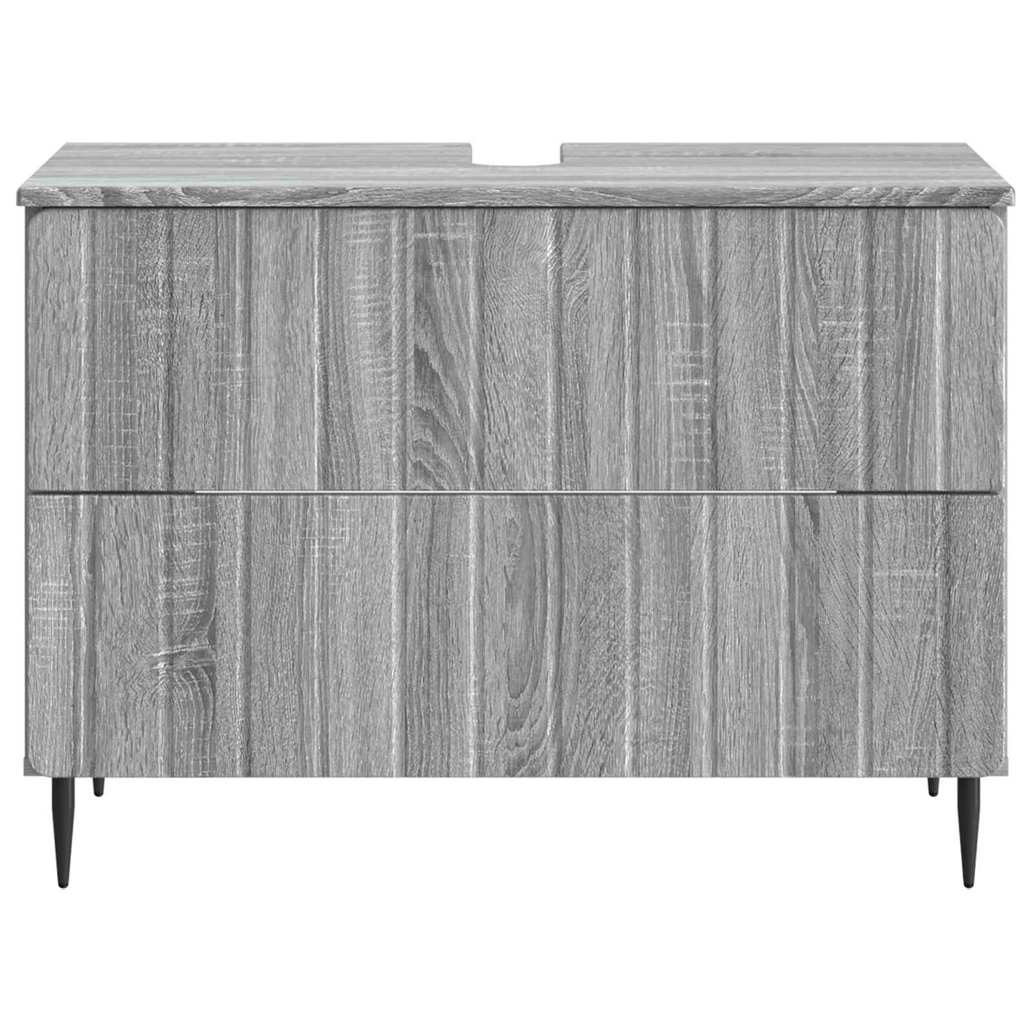 Badkamer wastafelkast ZWOLLE Grijs Sonoma 82 x 41 x 58,5 cm
