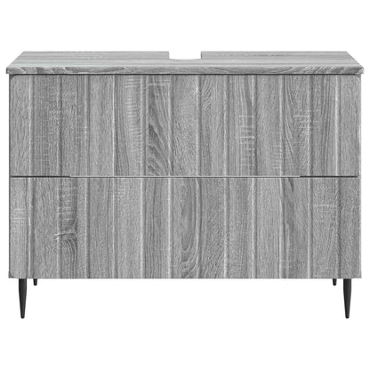 Badkamer wastafelkast ZWOLLE Grijs Sonoma 82 x 41 x 58,5 cm