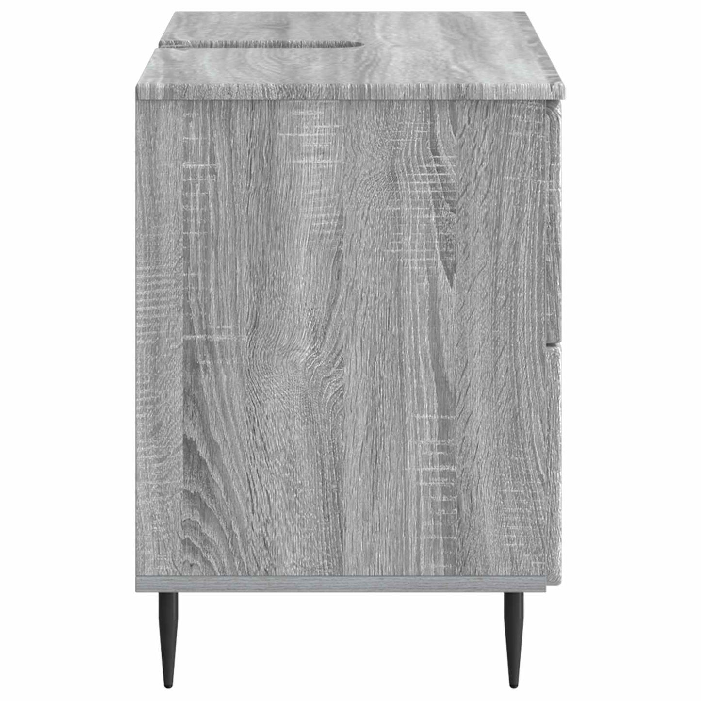 Badkamer wastafelkast ZWOLLE Grijs Sonoma 82 x 41 x 58,5 cm