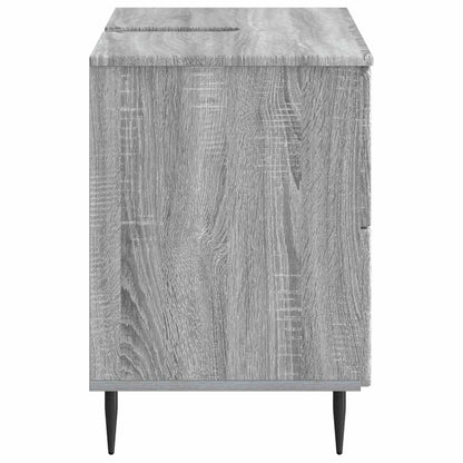 Badkamer wastafelkast ZWOLLE Grijs Sonoma 82 x 41 x 58,5 cm