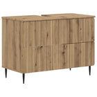 Badkamer wastafelkast ZWOLLE Artisanaal eiken 82 x 41 x 58,5 cm