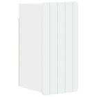 Badkamer wandkast ZWOLLE Wit 30 x 31 x 63 cm Bewerkt hout