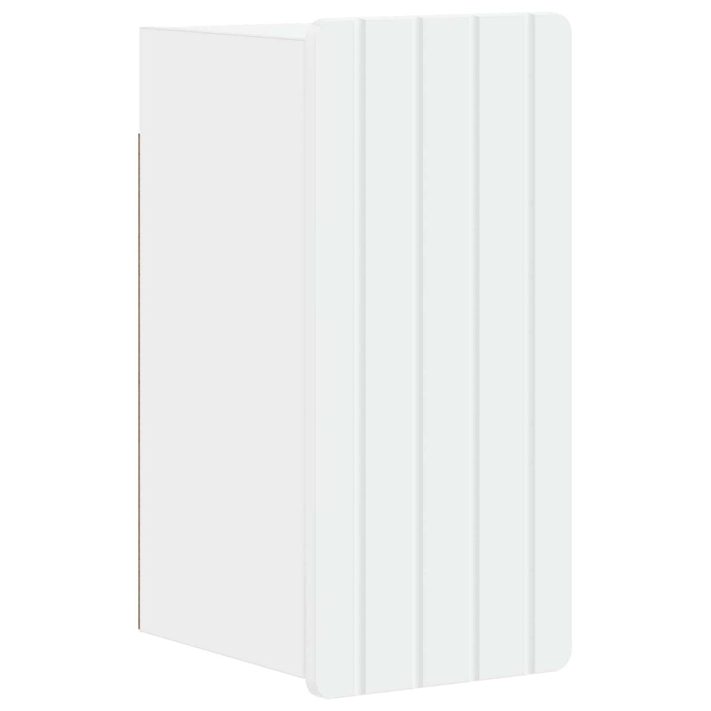 Badkamer wandkast ZWOLLE Wit 30 x 31 x 63 cm Bewerkt hout