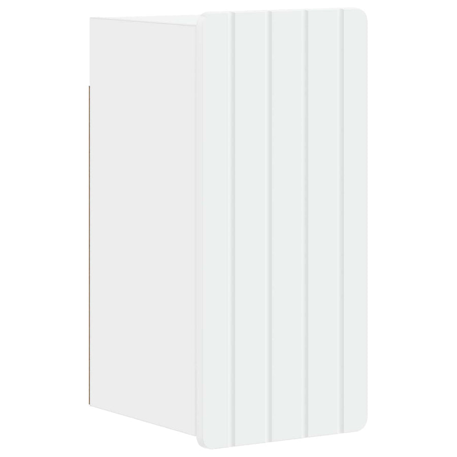 Badkamer wandkast ZWOLLE Wit 30 x 31 x 63 cm Bewerkt hout