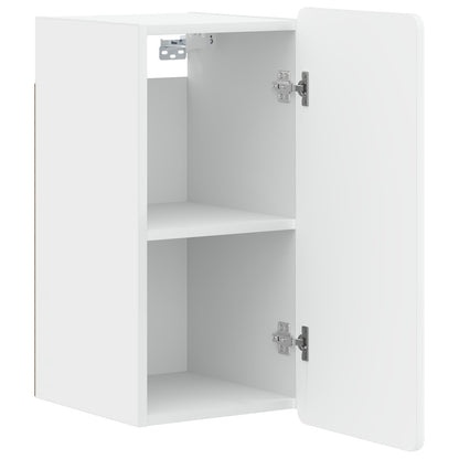 Badkamer wandkast ZWOLLE Wit 30 x 31 x 63 cm Bewerkt hout