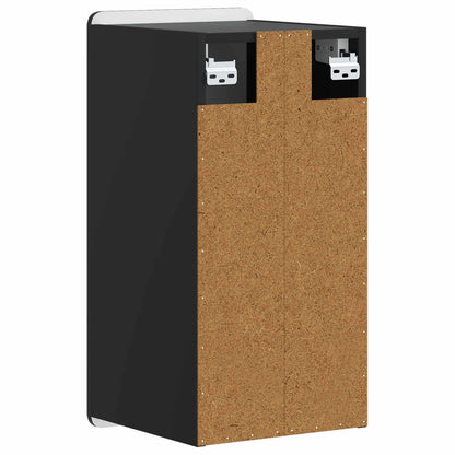 Badkamer wandkast ZWOLLE Zwart 30 x 31 x 63 cm Bewerkt hout