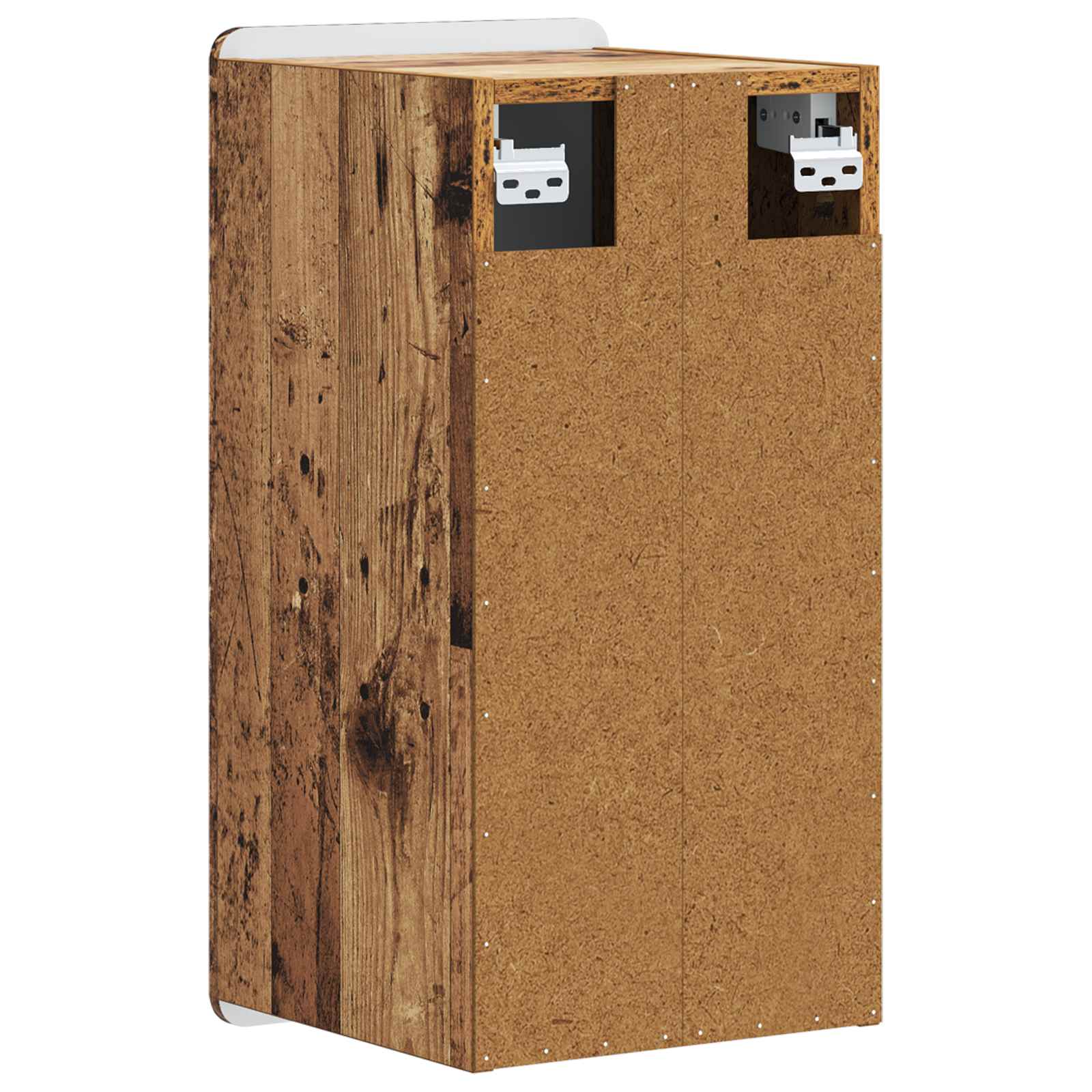 Badkamer wandkast ZWOLLE Oud hout 30 x 31 x 63 cm Bewerkt hout