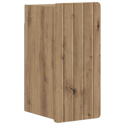 Badkamer wandkast ZWOLLE Artisanaal eiken 30 x 31 x 63 cm