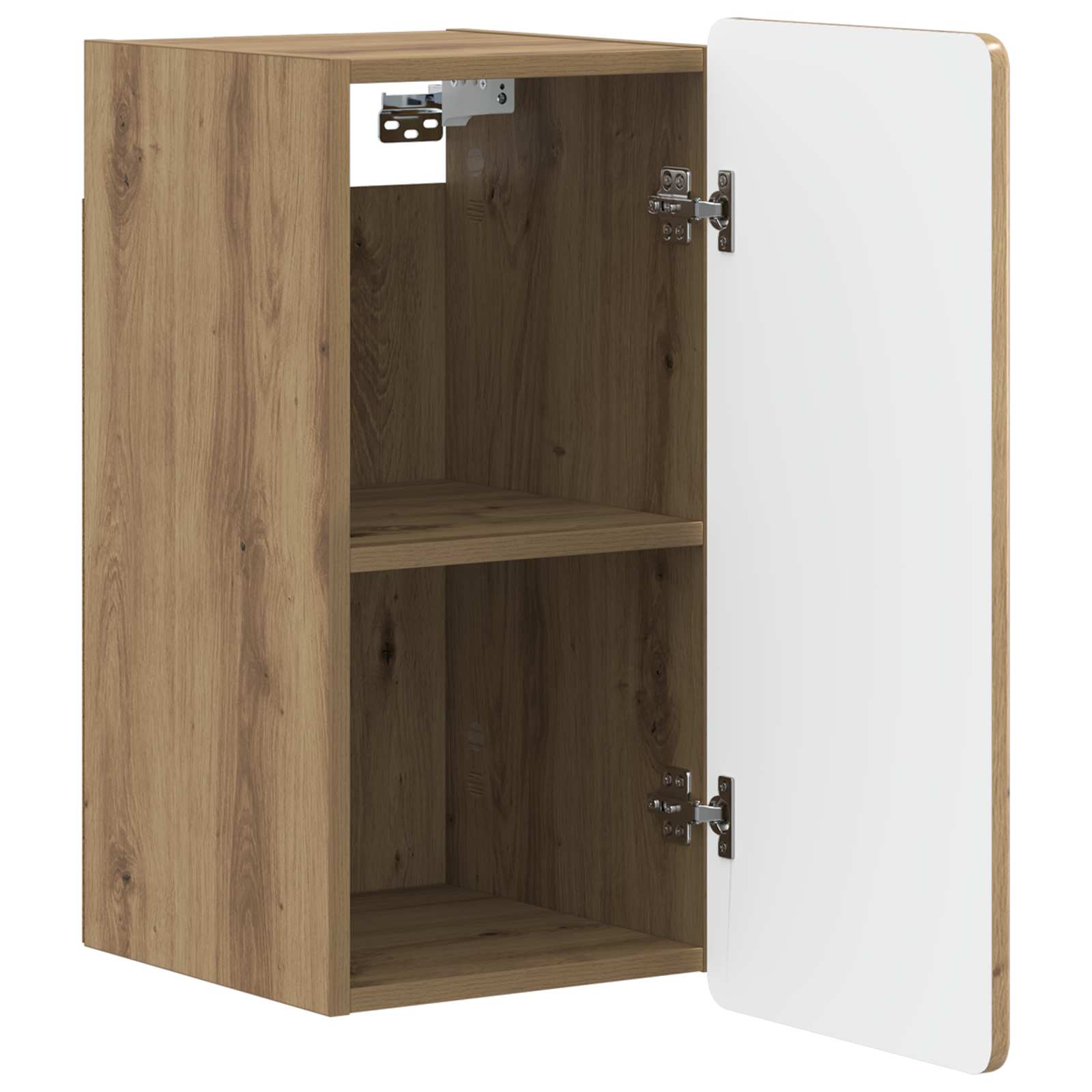 Badkamer wandkast ZWOLLE Artisanaal eiken 30 x 31 x 63 cm
