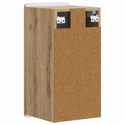 Badkamer wandkast ZWOLLE Artisanaal eiken 30 x 31 x 63 cm