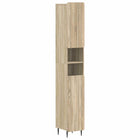 Badkamerkast 30x31x189.5 cm Sonoma eiken