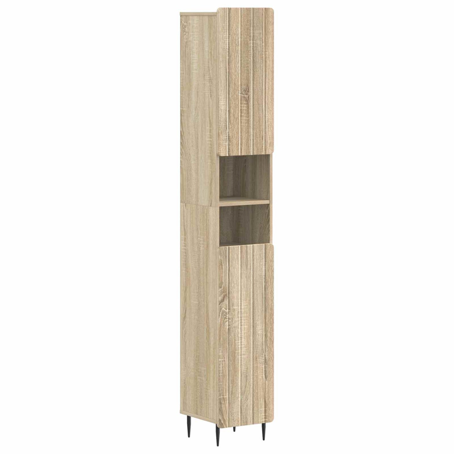 Badkamerkast met Open Plank ZWOLLE Sonoma Eiken