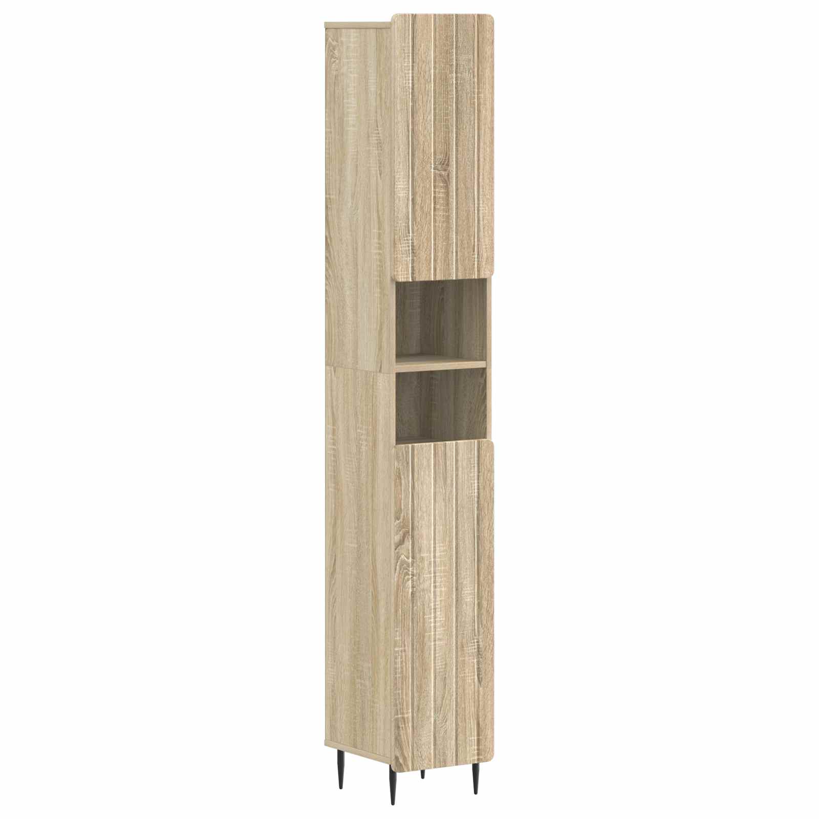 Badkamerkast met Open Plank ZWOLLE Sonoma Eiken