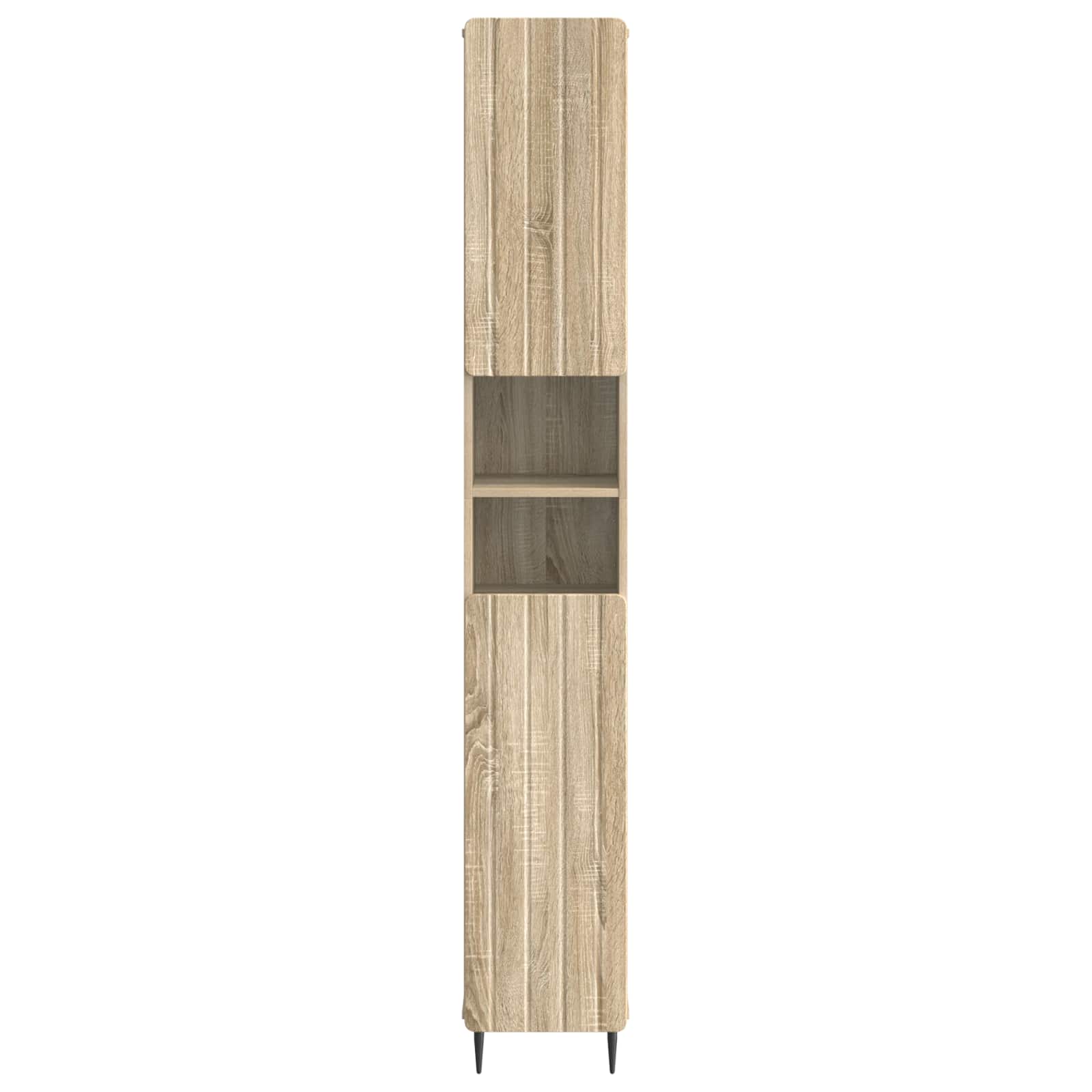 Badkamerkast met Open Plank ZWOLLE Sonoma Eiken