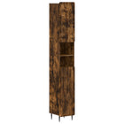Badkamerkast 30x31x189.5 cm gerookt eiken