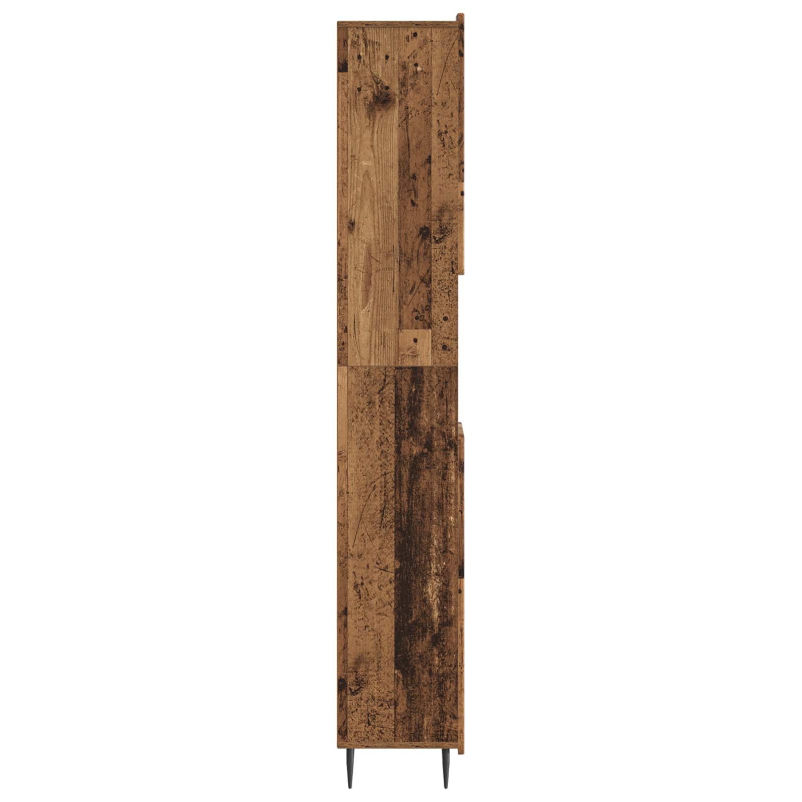 Badkamerkast met Open Plank ZWOLLE Oud hout 30 x 31 x 189,5 cm