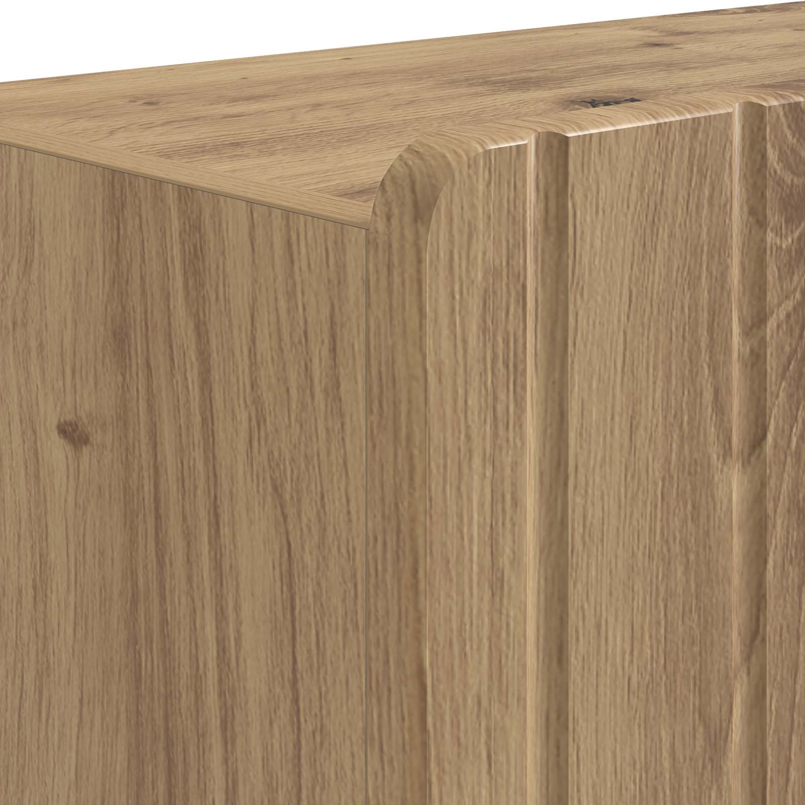 Badkamerkast met Open Plank ZWOLLE Artisanaal eiken