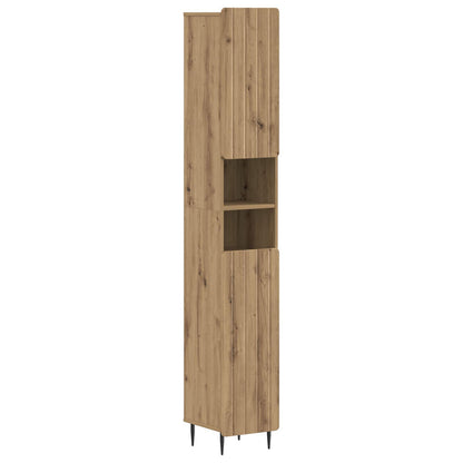 Badkamerkast met Open Plank ZWOLLE Artisanaal eiken