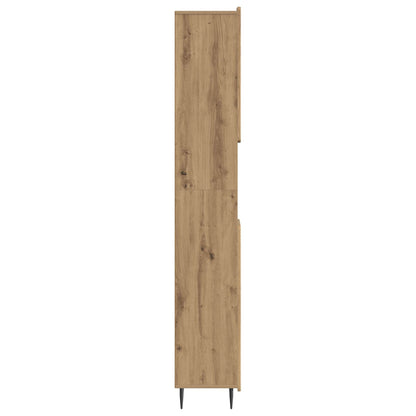 Badkamerkast met Open Plank ZWOLLE Artisanaal eiken