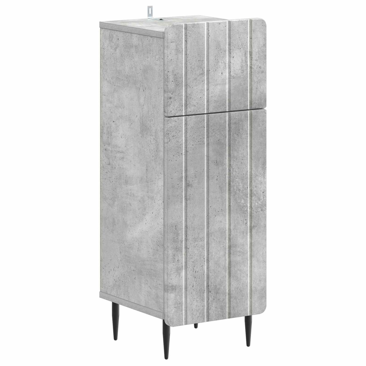 Badkamer Opbergkast ZWOLLE Betongrijs 30 x 31 x 79,5 cm