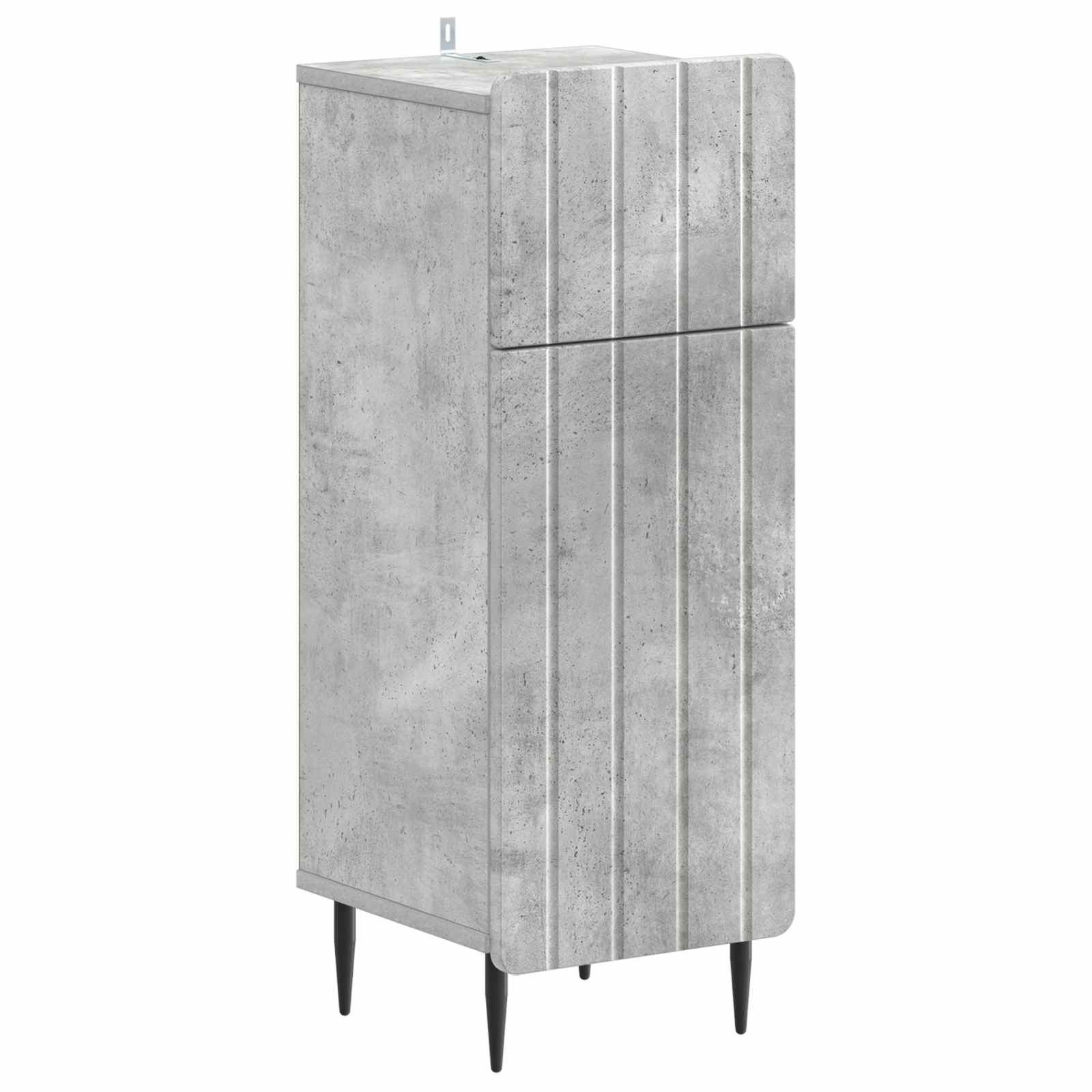 Badkamer Opbergkast ZWOLLE Betongrijs 30 x 31 x 79,5 cm