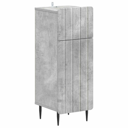 Badkamer Opbergkast ZWOLLE Betongrijs 30 x 31 x 79,5 cm