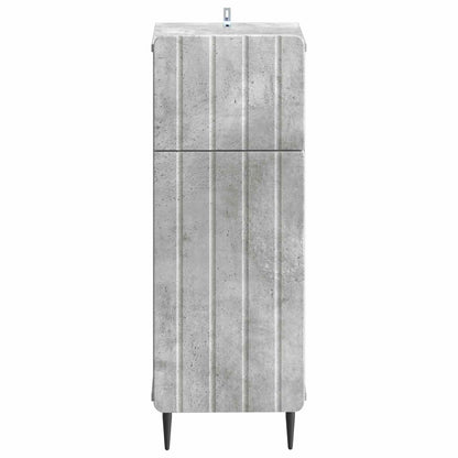 Badkamer Opbergkast ZWOLLE Betongrijs 30 x 31 x 79,5 cm