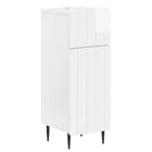 Badkamerkast 30x31x79,5 cm hoogglans wit