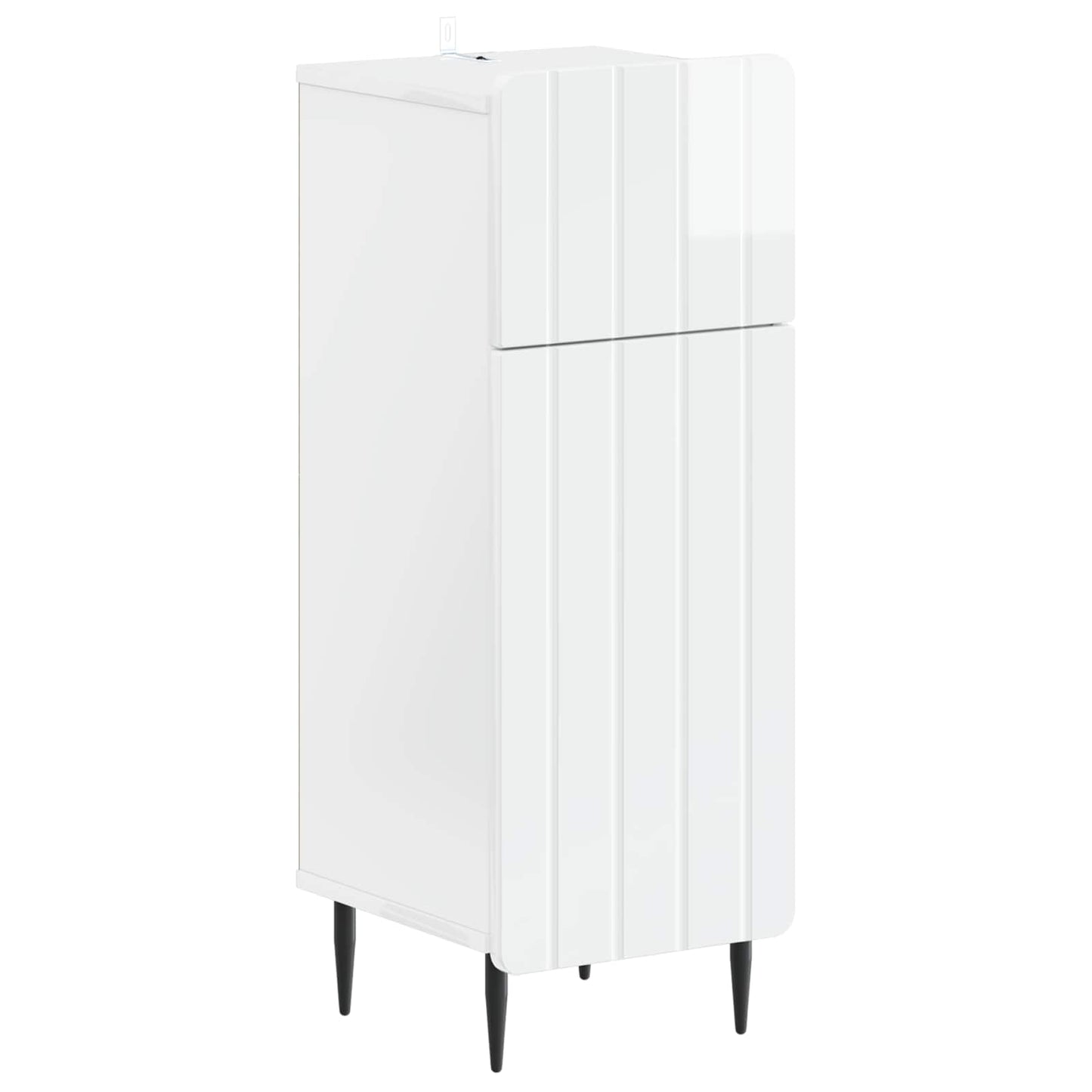 Badkamer Opbergkast ZWOLLE Hoogglans Wit 30 x 31 x 79,5 cm