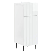 Badkamerkast 30x31x79,5 cm hoogglans wit